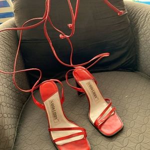 Sam and Libby strap heeled sandal